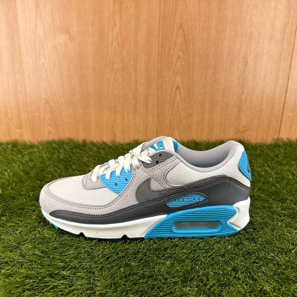 Nike Air Max 90 Blue Lightning Sneakers DM0029-019 Men\'s Sz 6.5 / Women\'s Sz 8